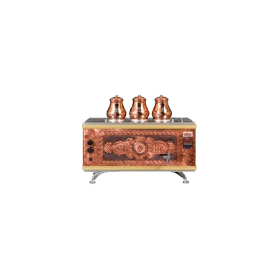 TİTANYUM COMPACT AKILLI DİJİTAL MODEL GAZLI ELEKTRİKLİ ÇAY KAZANLARI 35x80x45