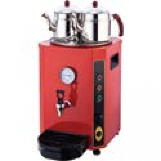 Sılver Elit Çay Makineleri Kırmızı/Red 13 Lt 48x30x58