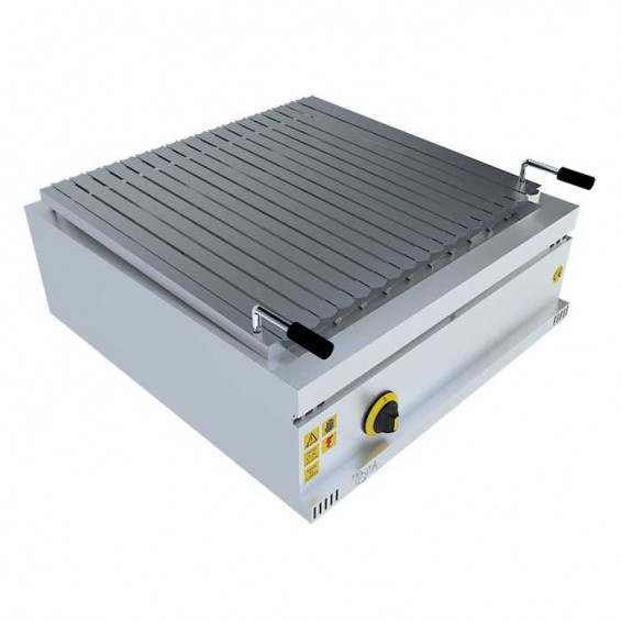 60'lık Gazlı Lav Taşlı Izgara 60x60x25