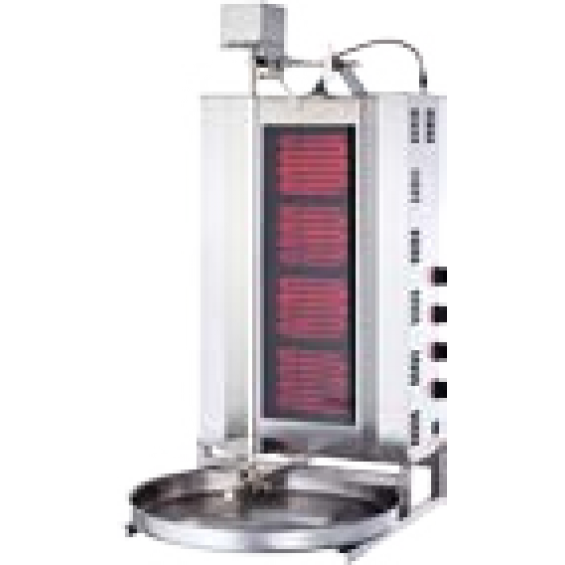 Üstten Motorlu Elektrikli Döner Ocağı 4 Radian 61x41x93
