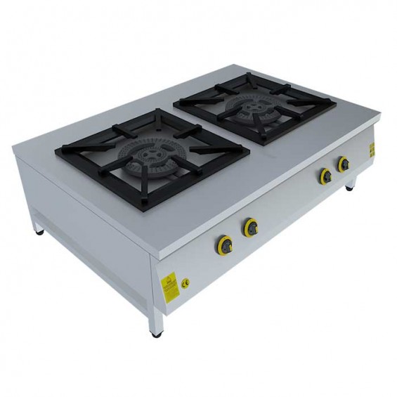 2x(60x60) Gazlı Ocak 150x80x50
