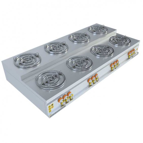 8x3'LÜ BASAMAKLI KÜNEFE OCAĞI 160x75x25