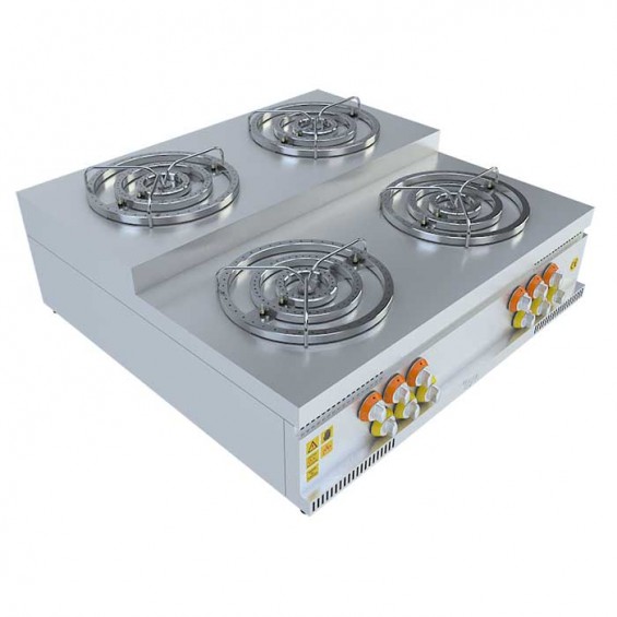 4x3'LÜ Basamaklı Künefe Ocağı 80x75x25