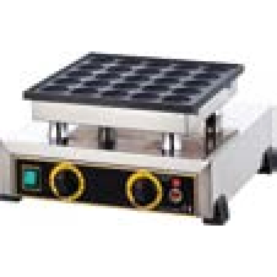Yuvarlak Tekli Kapaksız Pankek Makinesi 30x35x18