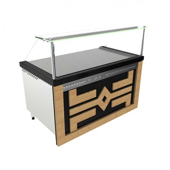TEK KATLI ELEKTRİKLİ GRANİT ISITMALI SERVİS ÜNİTESİ (BAKLAVA / BÖREK TEŞHİR) 280x80x85