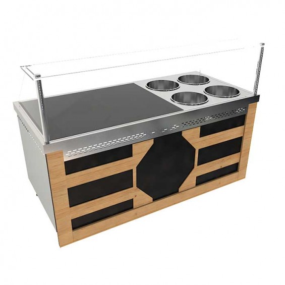SULU SİSTEM YEMEKLİK ÜNİTESİ - GAZLI 235x85x85