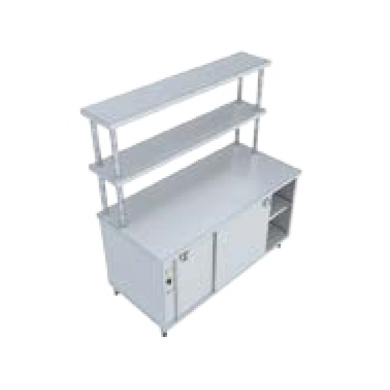 Sıcaklık Dolabı Çift Katlı Servis 90x70x85