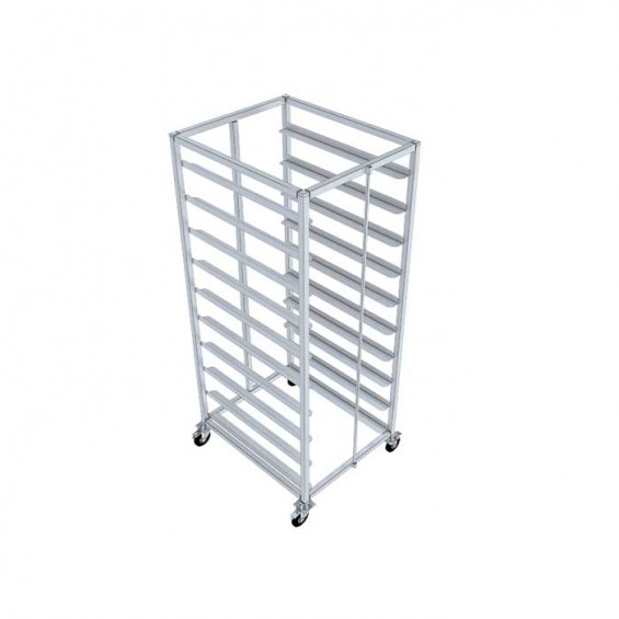 Tekli Tepsi Taşıma Arabası  (Gn 2/1) 59x68x160