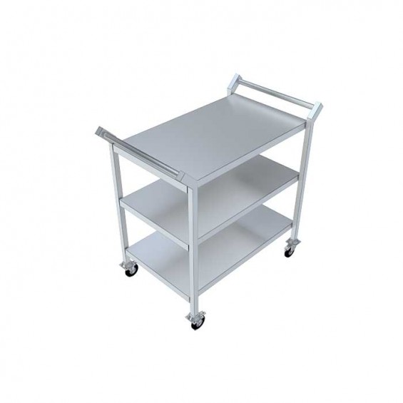 Üç  Katlı Servis Arabası 85x55x85